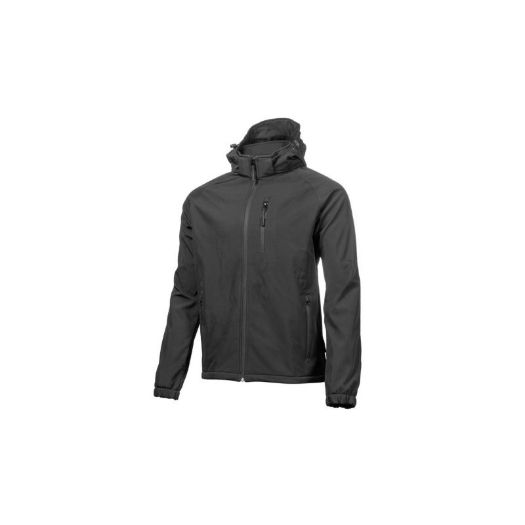 Softshell jakna s odvojivom kapuljačom DITTER | crna | L (52)