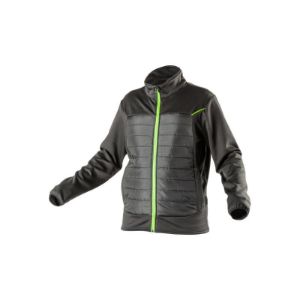 Hibridna flis jakna LEVIN | crna | XL (54)