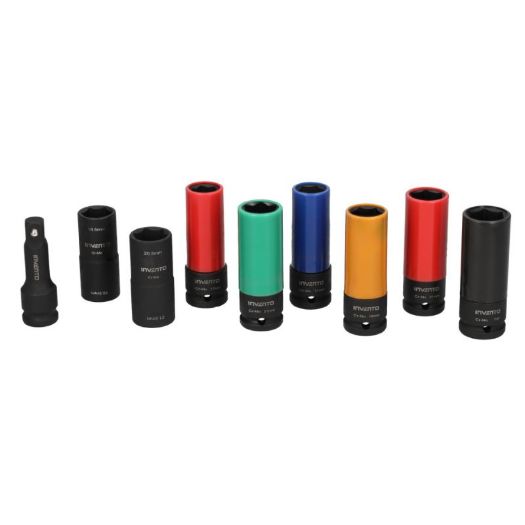 Set udarnih nasadnih ključeva za alu felge | 1/2 cola | Ford, Tesla, Kia, Mercedes
