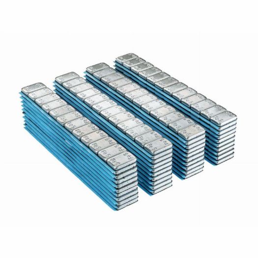 Samoljepljivi utezi za balansiranje | 12 x 5 g | pocinčani | 100 traka