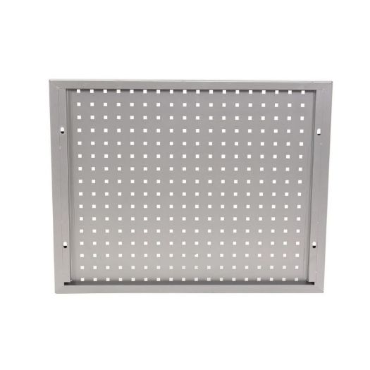 Set perforiranih zidnih panela za alat 810 × 640 mm, kutna postava, 2 kom