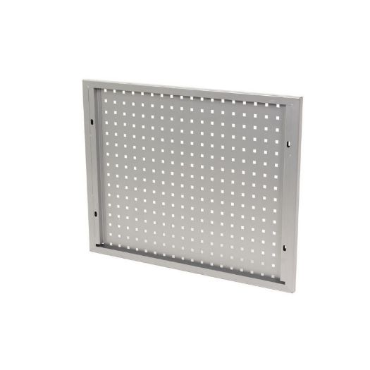Set perforiranih zidnih panela za alat 810 × 640 mm, kutna postava, 2 kom