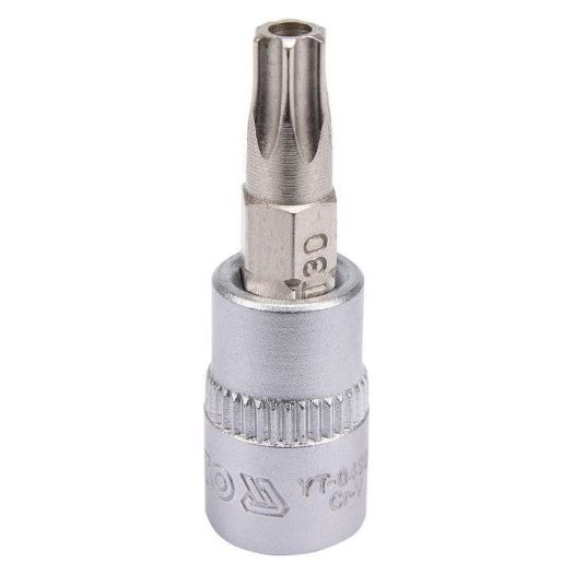 Nasadni ključ s Torx bitom T30 | 1/4" | 37 mm