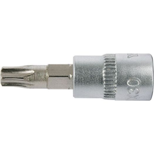 Nasadni ključ s Torx bitom T30 | 1/4" | 37 mm