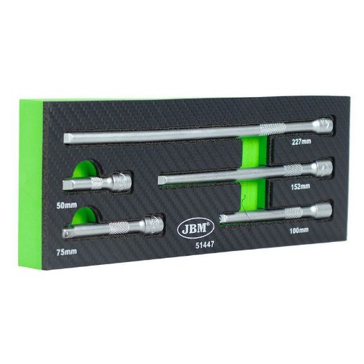 Pet produžetaka 1/4 cola duljine 50 do 227 mm