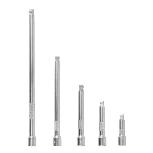 Set od 5 produžetaka 1/4 cola za rad pod kutom, od 50 do 227 mm