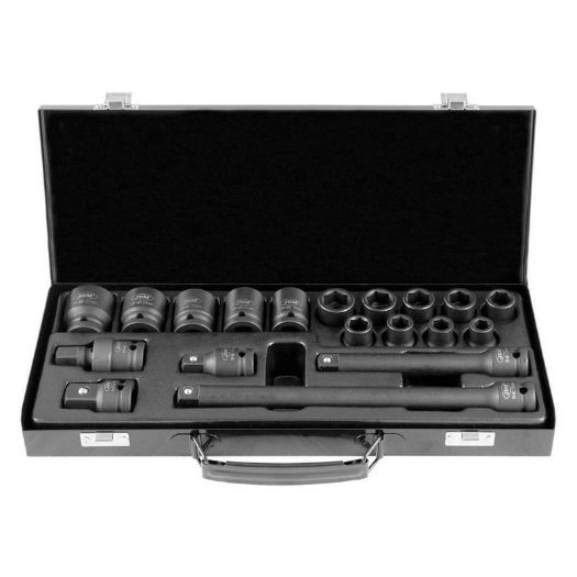 Set udarnih nasadnih ključeva 1/2 cola od 10 do 27 mm, 19 dijelova