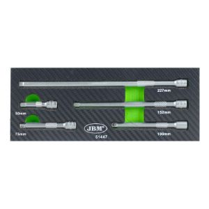 Set produžetaka za nasadne ključeve 1/4 cola | 50 - 227 mm | 5-dijelni