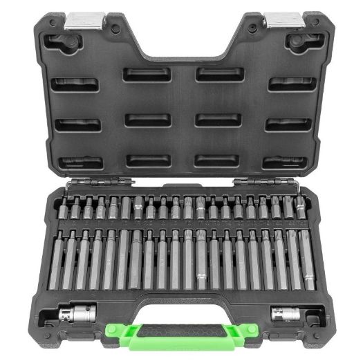 Set od 42 bit nastavka 10 mm u otvorenom plastičnom koferu