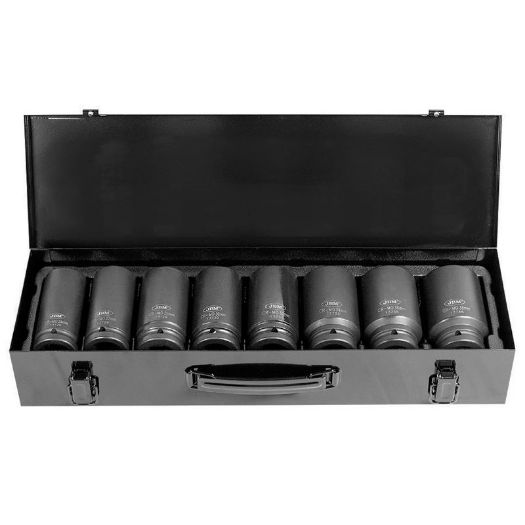 Set udarnih nasadnih ključeva 3/4 cola | 24 - 38 mm | 6-kutni | 8-dijelni