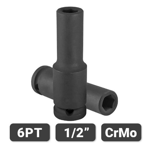 Otvor 18 mm, 6-kutni, na produženom udarnom nasadnom ključu