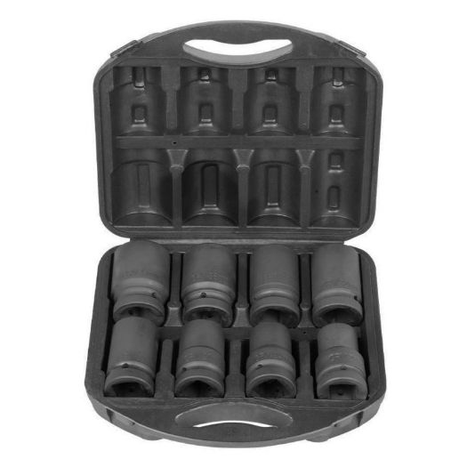 Set udarnih nasadnih ključeva 1 col | 22 - 41 mm | 6-kutni | 8-dijelni