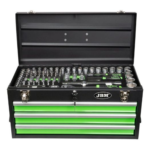 Set alata u metalnom koferu | 1/4 i 1/2 cola | 143-dijelni