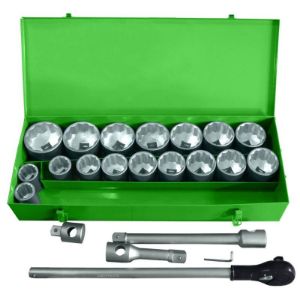 Set nasadnih ključeva 1 col | 36 - 80 mm | 12-kutni | 22-dijelni