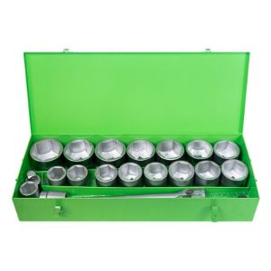 Set nasadnih ključeva 1 col | 36 - 80 mm | 6-kutni | 22-dijelni