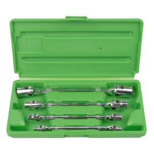 Set dvostranih E-Torx nasadnih ključeva sa zglobom | E6 - E24 | 4-dijelni