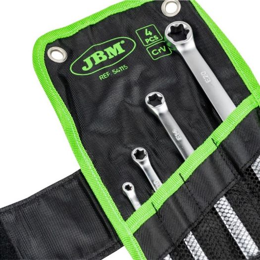 Okasti E-Torx ključ s dva oka, E6 i E8