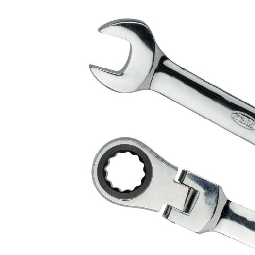 Set zglobnih kombiniranih ključeva s čegrtaljkom 8 - 19 mm, 7 komada