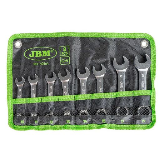 Set kratkih kombiniranih ključeva 10 - 19 mm, 8 dijelova