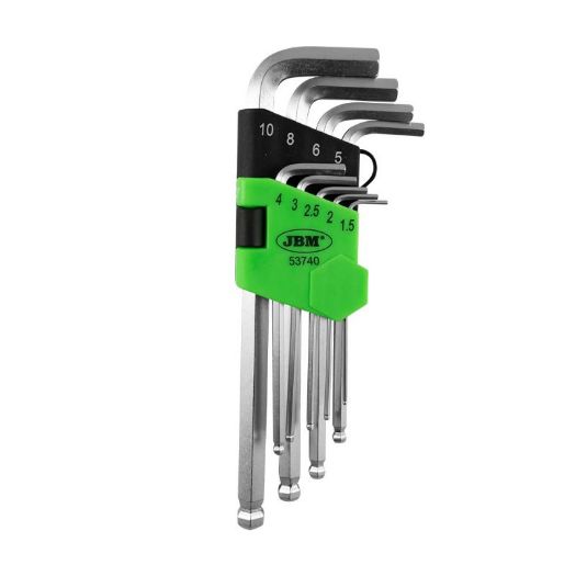 Set od 9 dugih imbus ključeva od 1,5 do 10 mm