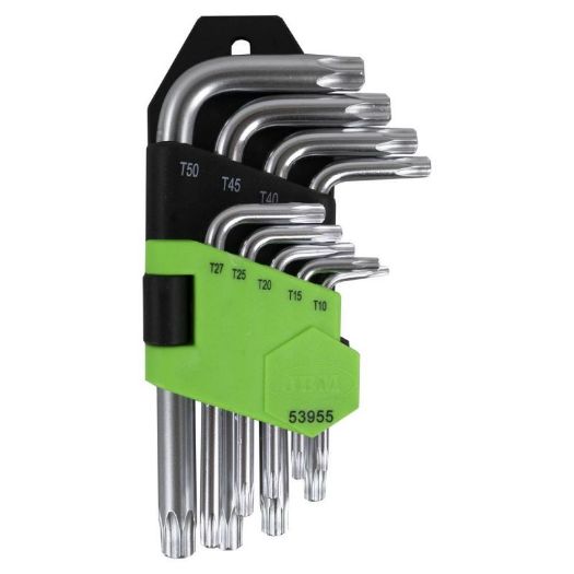 Set kratkih Torx ključeva od T10 do T50
