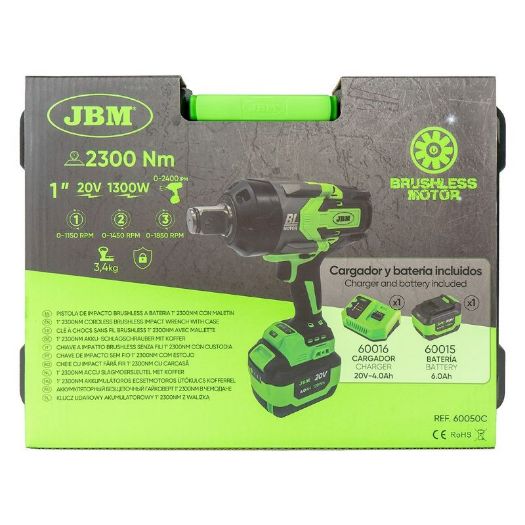Aku udarni odvijač JBM 20 V 2300 Nm, detalj 5