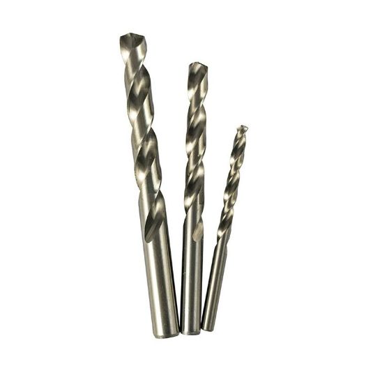 Set od 19 svrdala za metal, pogled odozgo