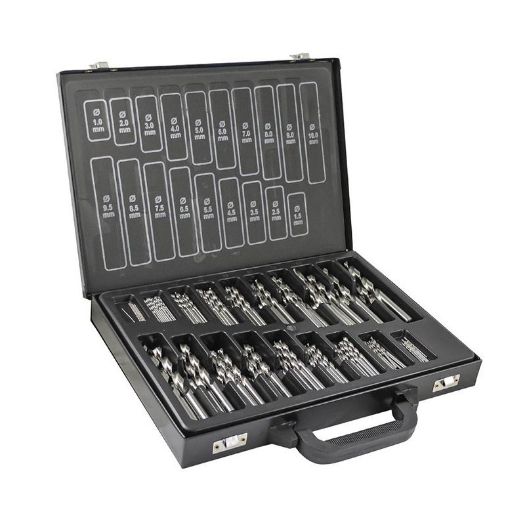 Svrdla za metal od 1 do 10 mm poredana po promjeru