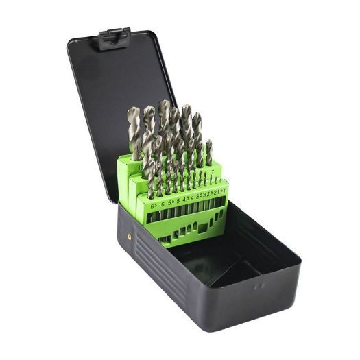 Set svrdla za metal HSS 4341, 25 dijelova