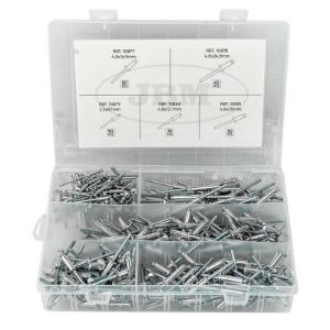 Set slijepih zakovica | duljine 9,7 - 24,8 mm | 300 komada