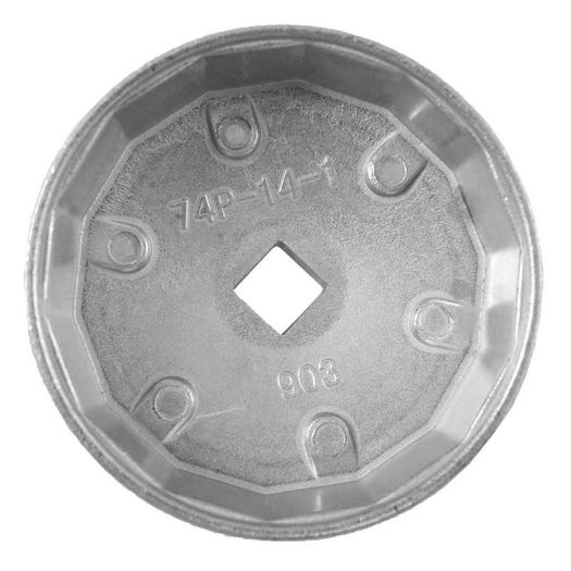Aluminijski ključ za filter ulja 74 mm u obliku kape