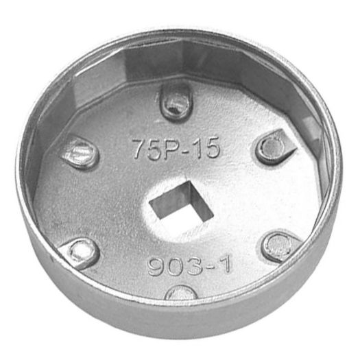 Aluminijski ključ za filter ulja 75 mm u obliku kape