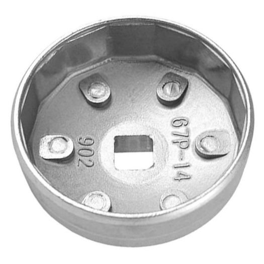 Aluminijski ključ za filter ulja 67 mm u obliku kape