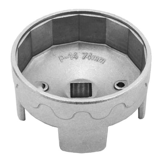 Aluminijski ključ za filter ulja 74 mm u obliku kape
