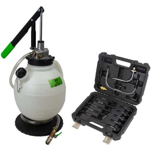 Ručna pumpa za punjenje ulja u mjenjače | 7,5 l | 15 adaptera
