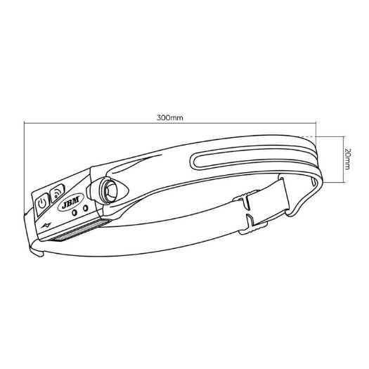 Čeona lampa s USB kabelom za punjenje