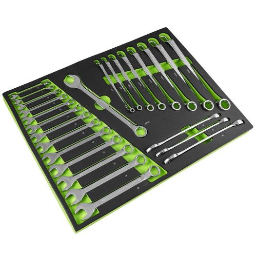 Kombinirani ključevi 6 do 22 mm u umetku od pjene
