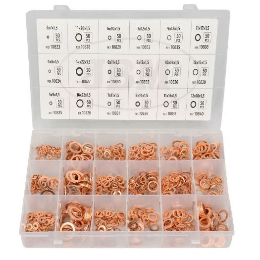 Bakrene podloške debljine 1,5 mm različitih promjera