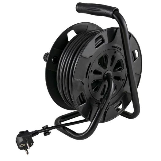 Produžni kabel na kolutu, 25 m, s ručkom za nošenje