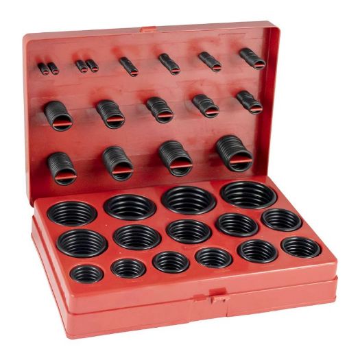 O-ring gumice od 1/8 do 1,725 cola razvrstane po pretincima