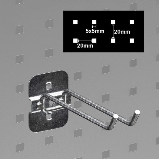Pločica 46 x 36 mm sa zaticima 5 x 5 mm
