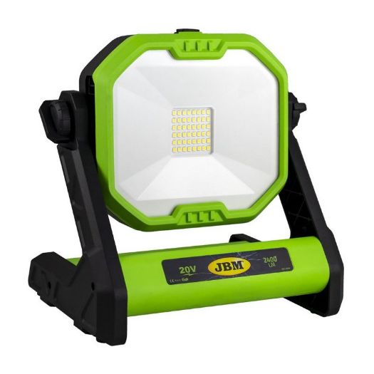 Aku LED reflektor JBM 20 V | 2400 lm | i 230 V napajanje | bez baterije