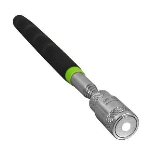 Teleskopski magnet s LED svjetlom i crnom ručkom