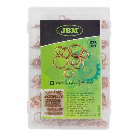 Bakrena brtvena podloška 20 mm izbliza
