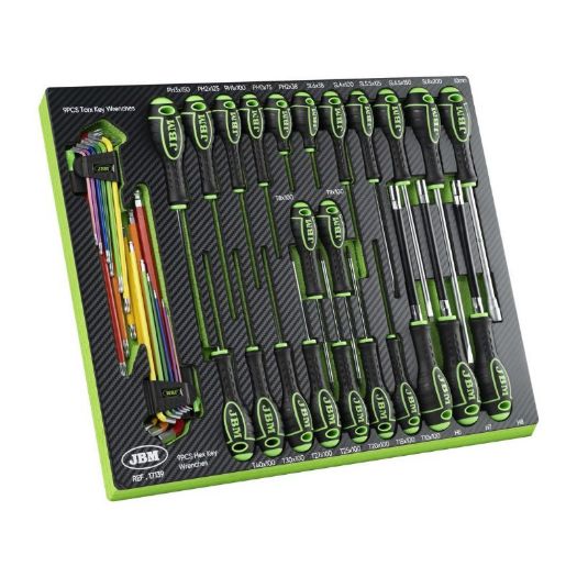 Torx odvijači T8 do T40 u umetku od pjene
