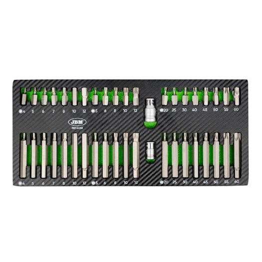 Bit nastavci Torx, XZN i imbus u ulošku za kolica 180 x 390 mm