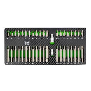 Bit nastavci Torx, XZN i imbus | prihvat 10 mm | 42-dijelni | uložak 18 x 39 cm