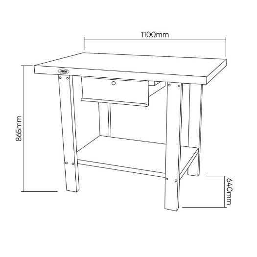 Ladica 348 x 441 mm ispod radne površine stola