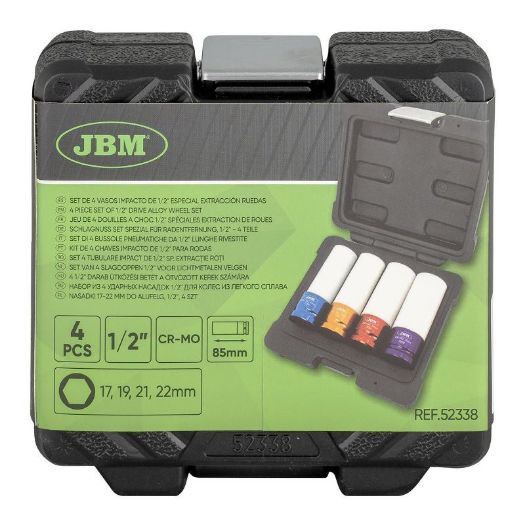 Set od četiri udarna nasadna ključa za alu naplatke od 17 do 22 mm, detalj 5