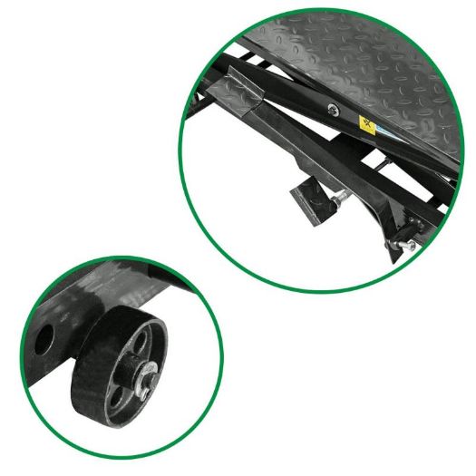 Rampa za utovar 855 x 490 mm uz dizalicu za motocikle